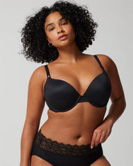 BLACK - Push-Up Plunge Bra
