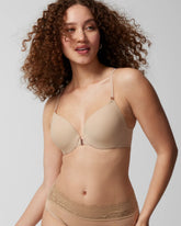 WARM AMBER - Front-Close Perfect Coverage Bra