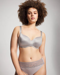 MINERAL GRAY - Balconette Bra