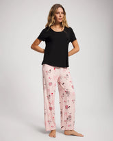 BE MINE PRETTY PINK - Short Sleeve + Pant Pajama Set
