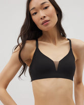 BLACK - Mesh Adjustable Bralette
