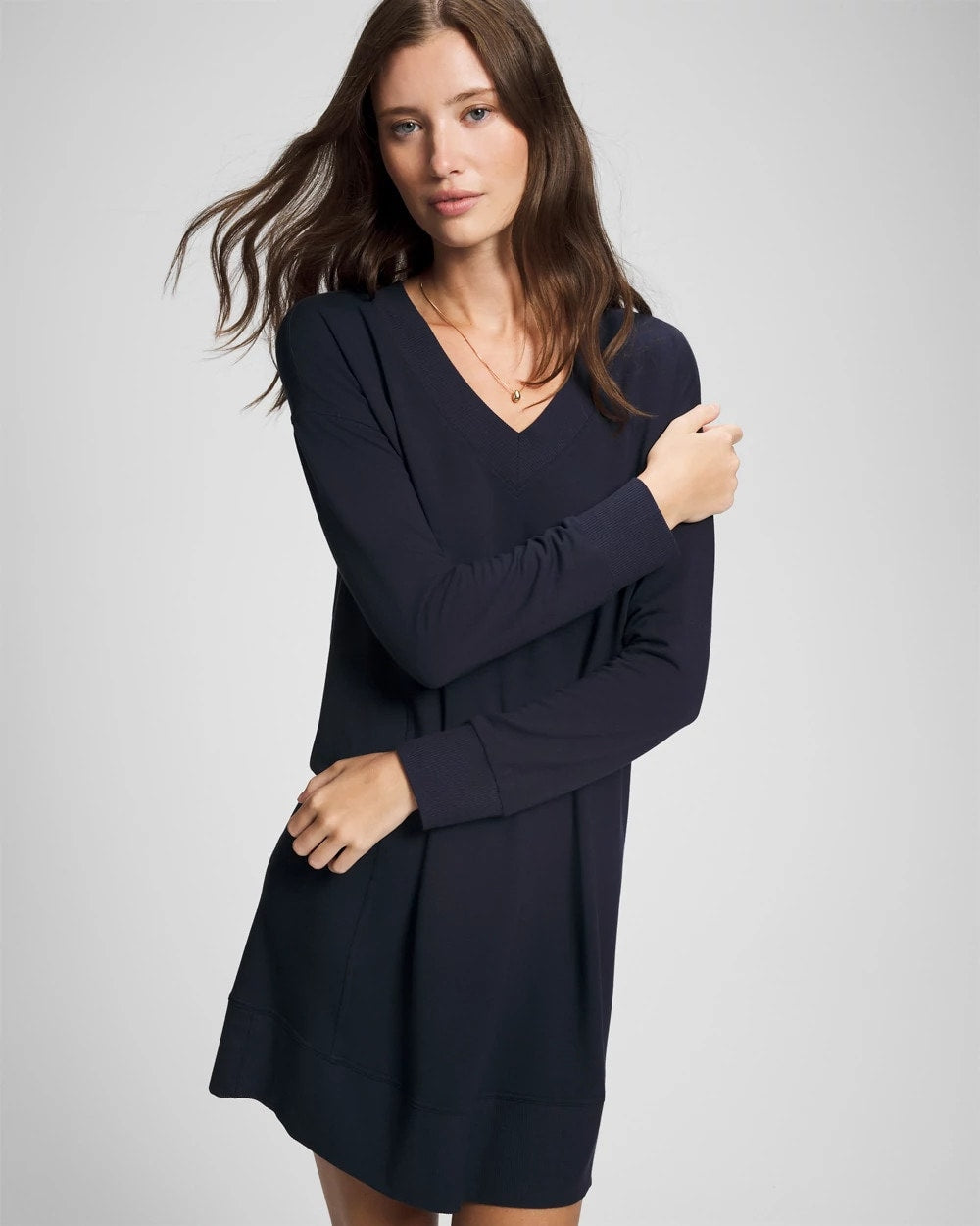 MIDNIGHT SKIES - Ultrasoft Fleece Sweatshirt Dress