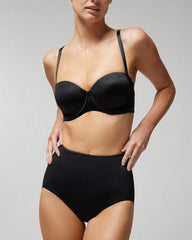 BLACK - High-Waist Brief Panty
