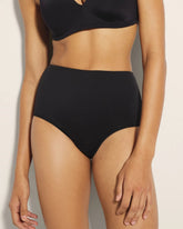 BLACK - High-Waist Cheeky Panty