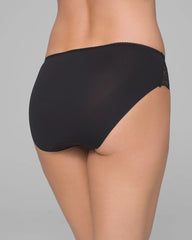BLACK - Hipster Panty with Lace