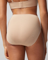 WARM AMBER - High-Leg Panty with Lace