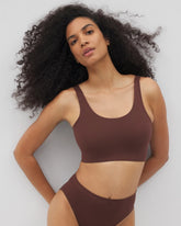 MOCHA - Seamless Rib Bralette