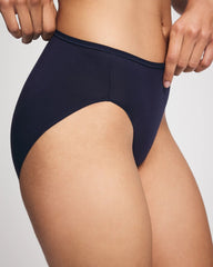 NIGHTFALL NAVY - Cotton High Leg Panty