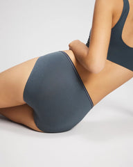 PETROL - Cotton High Leg Panty