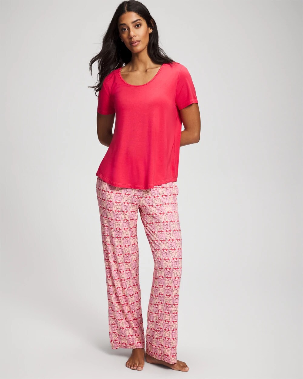 TRUE LOVE HEARTS DESIRE - Short Sleeve + Pant Pajama Set