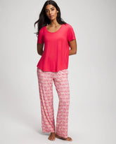 TRUE LOVE HEARTS DESIRE - Short Sleeve + Pant Pajama Set