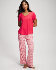 TRUE LOVE HEARTS DESIRE - Short Sleeve + Pant Pajama Set