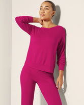 PINK COSMO - Long-Sleeve Pajama Top