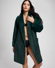 GREEN JOLIE - Plush Short Robe