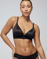 BLACK - Luxe Plunge Bralette