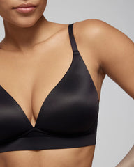 BLACK - Luxe Plunge Bralette
