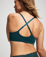 DEEP TEAL - Luxe Plunge Bralette