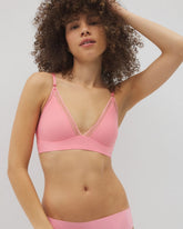 PINK GUAVA - Geo Lace Trim Bralette