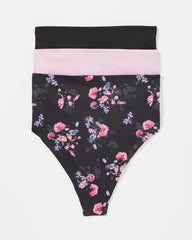 AMETHYST BLUSH MULTIPACK - High-Waist Thong Panty 3 Pack
