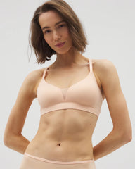 PEACH PARFAIT - Mesh Adjustable Bralette
