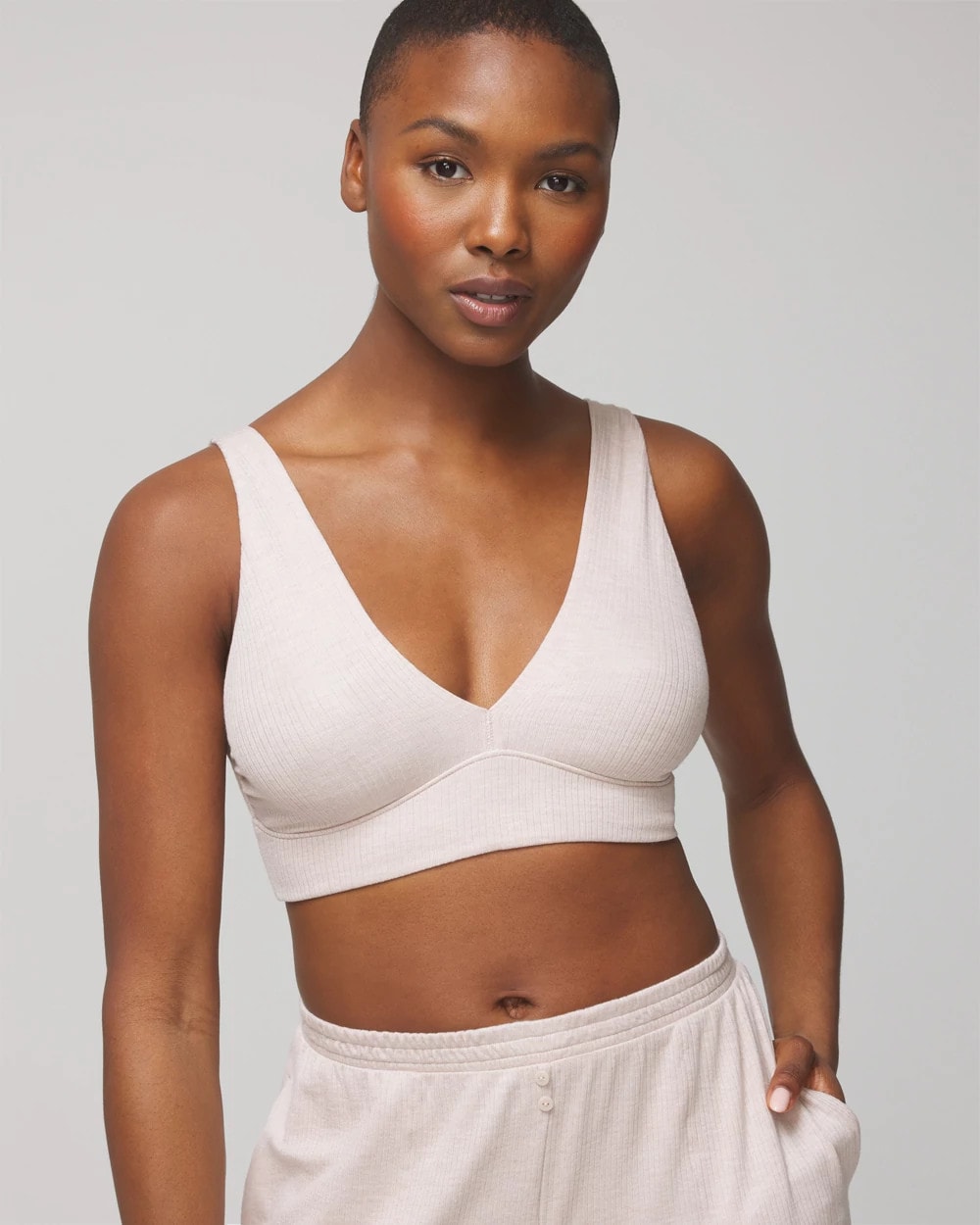 HEATHER BARELY THERE - Sleep Bralette