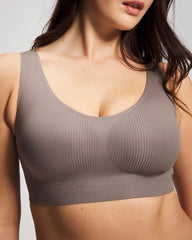 DARK TAUPE - Rib Bralette