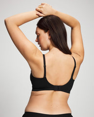 BLACK - Rib Adjustable Bralette