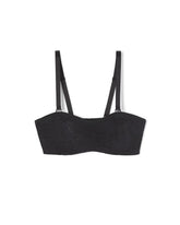 BLACK - Halo Lace Strapless Bra