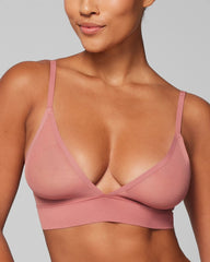 CLAY ROSE - Triangle Mesh Bralette