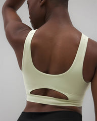 ALOE WASH - High-Neck Yoga Bra