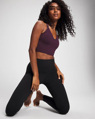 PLUM PERFECT - Longline Bra with Strappy Back