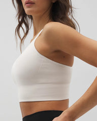 COCONUT - Longline Bra with Strappy Back