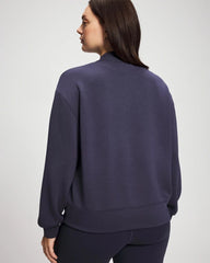 DEEP INDIGO - Modern Modal Bomber Jacket