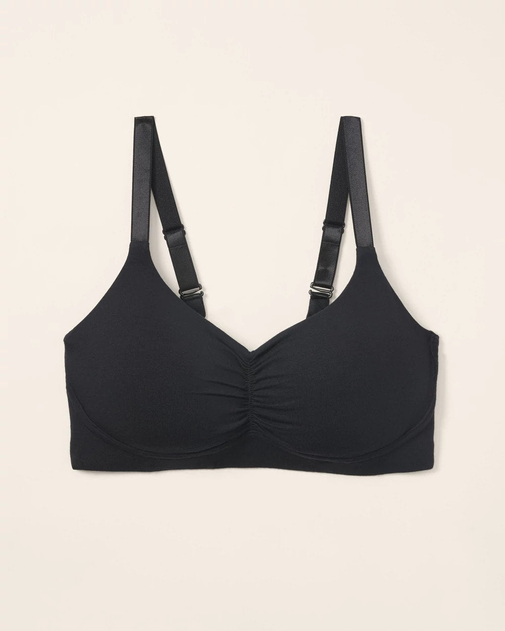 BLACK - Seamless Full Coverage Bra