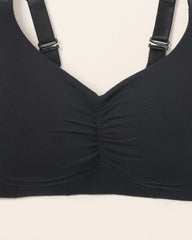 BLACK - Seamless Full Coverage Bra