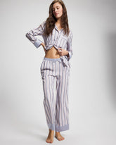RELAX STRIPE BLUE OPAL - Pajama Pants