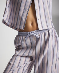 RELAX STRIPE BLUE OPAL - Pajama Pants