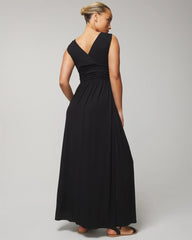 BLACK - Goddess Maxi Bra Dress