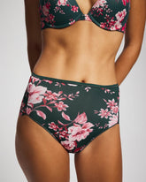 COTTAGE FLORAL MINI GREEN - Modern Brief Panty
