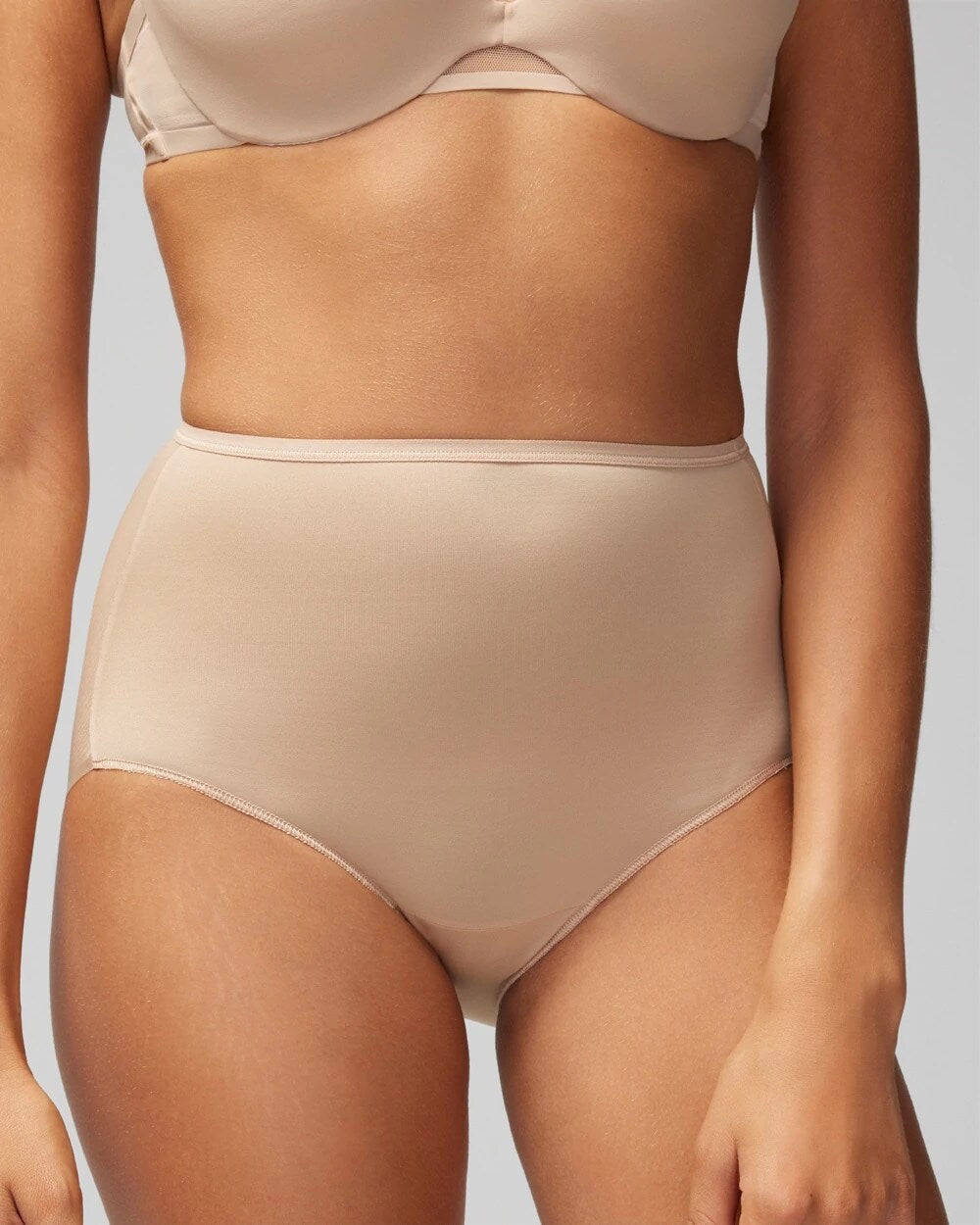 WARM AMBER - High-Waist Brief Panty