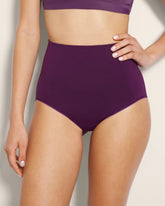 BLACKBERRY WINE - High-Waist Brief Panty