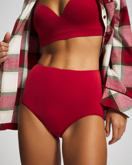 PAINT THE TOWN RED - High-Waist Brief Panty