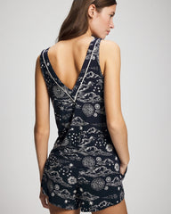 COSMIC BALLET NAVY - Printed Tank