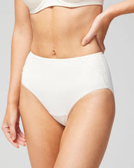 IVORY - Modern Brief Panty with Lace