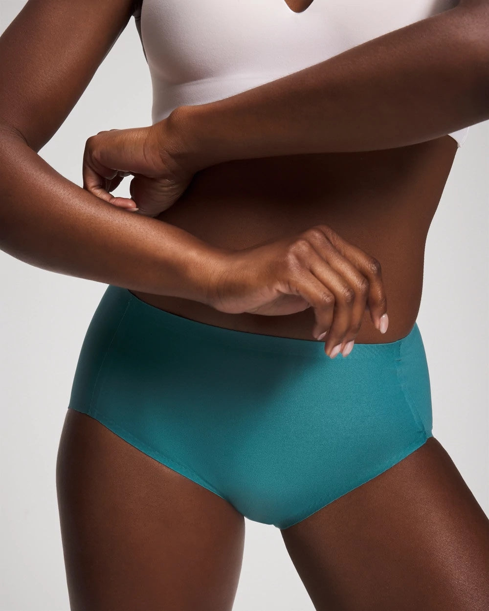 CERULEAN TEAL - Soft Stretch Modern Brief Panty