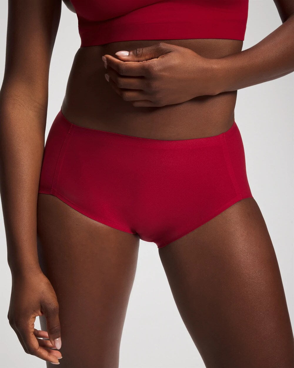 PAINT THE TOWN RED - Soft Stretch Modern Brief Panty