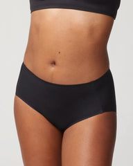 BLACK - Soft Stretch Modern Brief Panty