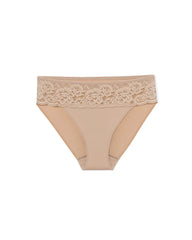 WARM AMBER - Hipster Panty with Lace