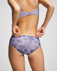 REFLECTION BLOOMS M LAV - Cheeky Hipster Panty
