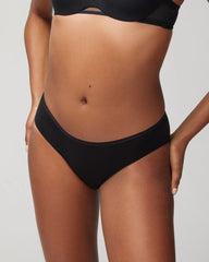BLACK - Cheeky Hipster Panty